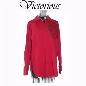 Men's Victorious Long Sleeve Button Down Shirt